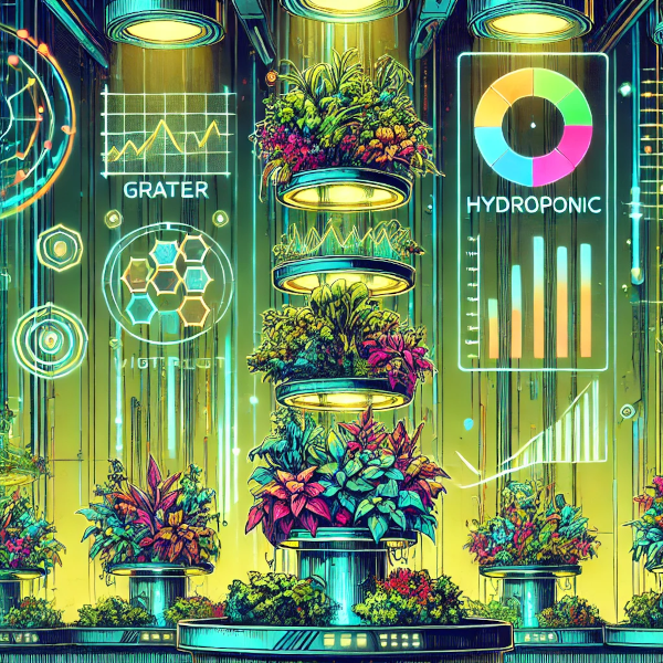 speculative xr interface for a hydroponics system